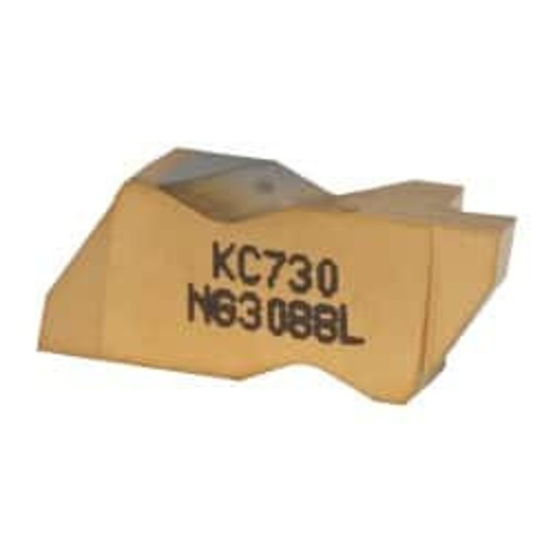 Kennametal NG3088L KC730 Carbide Grooving Insert TiN Finish, LH, 2.24mm Cutting Width, 2.39mm Max Depth, Series Top Notch 1113080 – 01773225