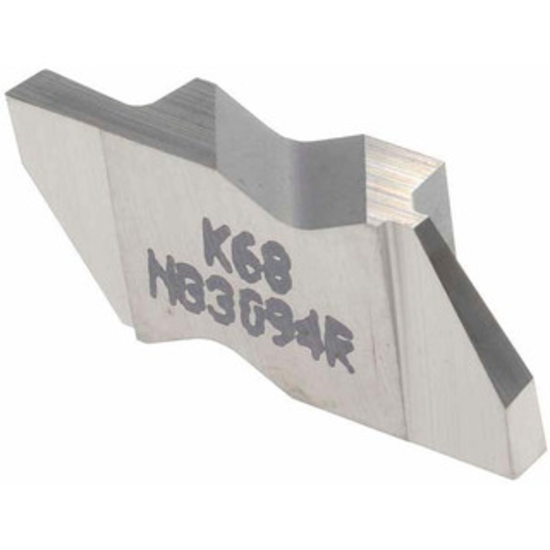 Kennametal NG3094R K68 Carbide Grooving Insert Uncoated, RH, 2.39mm Cutting Width, 3.81mm Max Depth, Series Top Notch 1113589 – 01869593