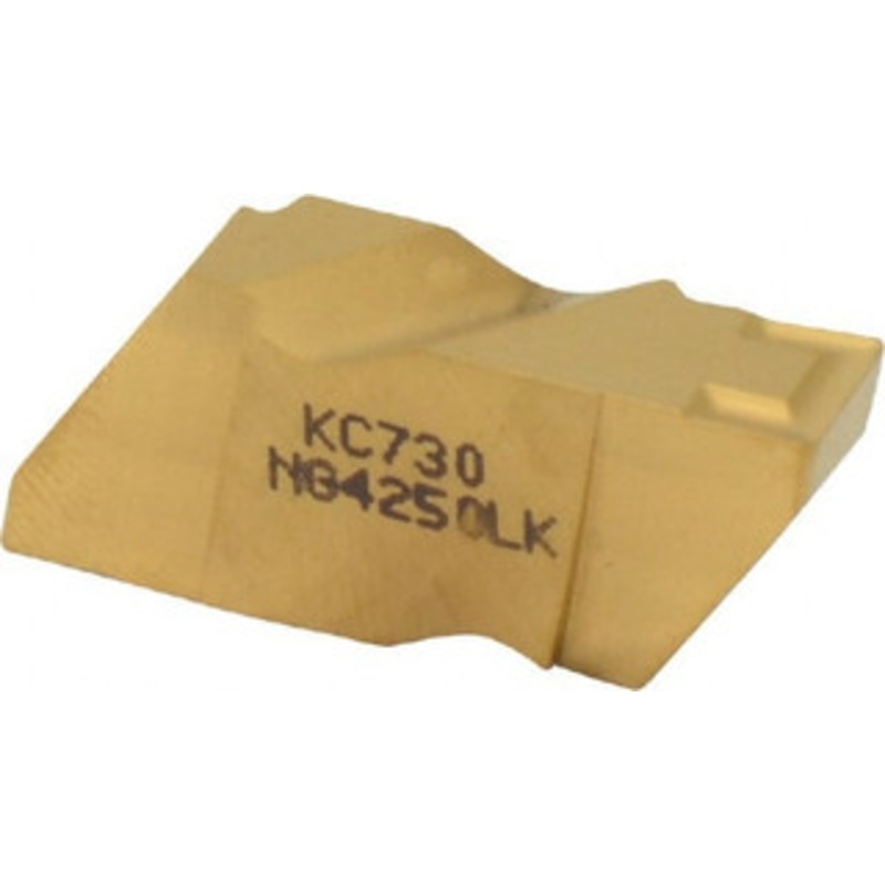 Kennametal NG4250LK KC730 Carbide Grooving Insert TiN Finish, LH, 6.35mm Cutting Width, 6.35mm Max Depth, Series Top Notch 1114252 – 08445140