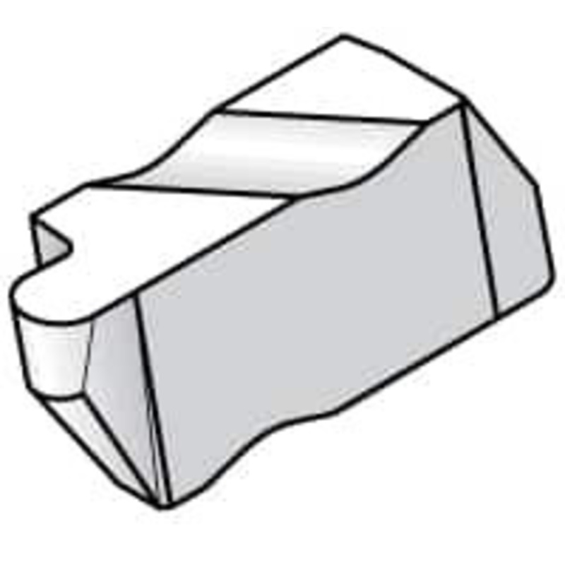 Kennametal NR3031L K313 Carbide Grooving Insert Uncoated, LH, 1.58mm Cutting Width, 2.39mm Max Depth, Series Top Notch 1113224 – 01773472