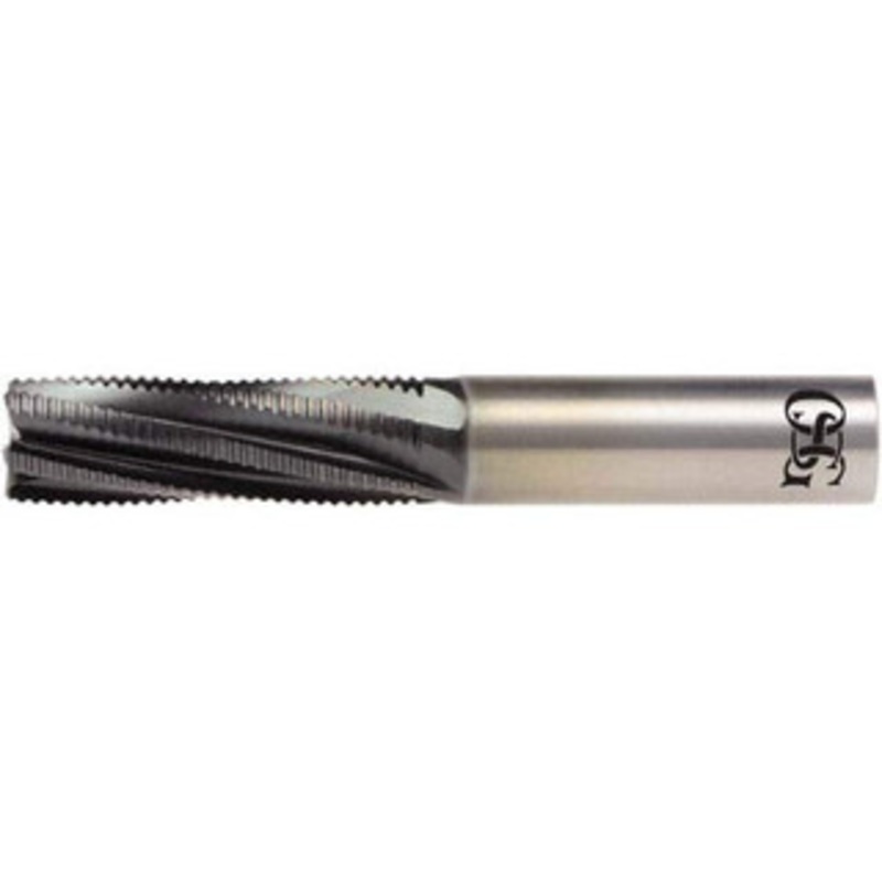 OSG 1/4 Diam RH Solid Carbide 4-Flute Roughing Spiral Spiral Router Bit Diamond Finish, 1 LOC, 1/4 Shank Diam, 3 OAL, Use on Composites 26806316 – 41660622