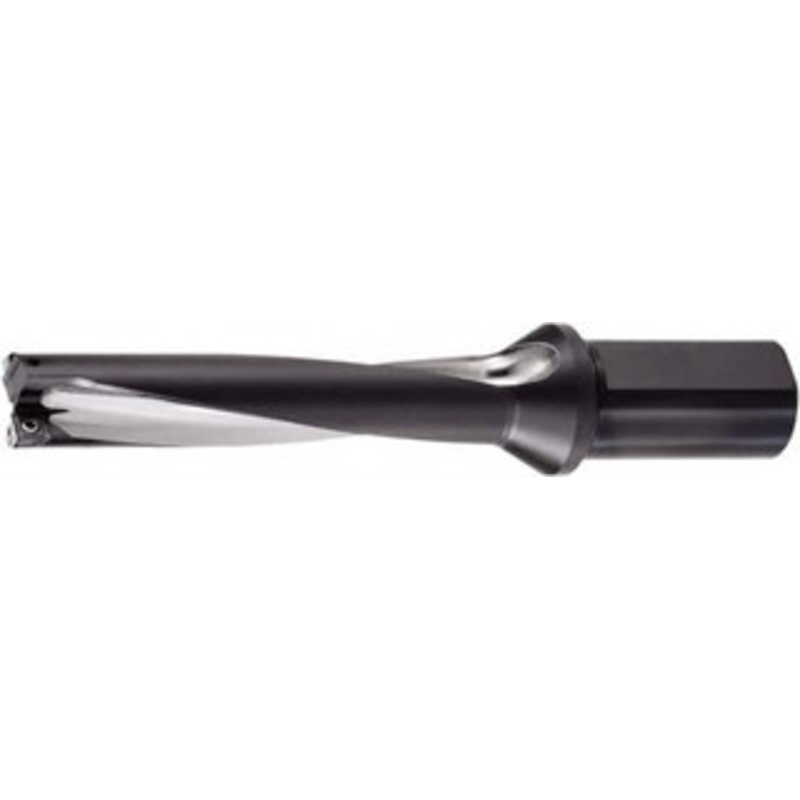OSG 2-5/8 Max Drill Depth, 3xD, 7/8 Diam, Indexable Insert Drill Drill Style P3D, Takes 2 Inserts, 1 Shank Diam, Weldon Flat Shank 52503000 – 55896542