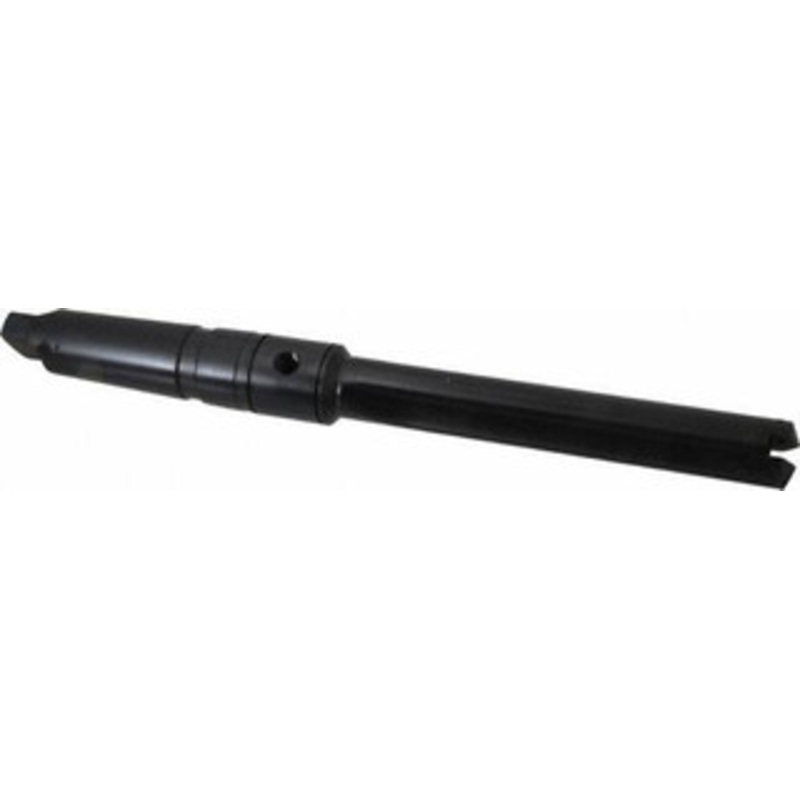 Allied Machine 1-13/32 to 1-7/8 Diam 8-1/4 Max Depth Straight Flute Spade Drill 5MT Taper Shank, 11-5/8 Body Length, 9-1/2 Flute Length, 17-5/16 OAL, Through Coolant, Series 3 24030S-005I – 04597985