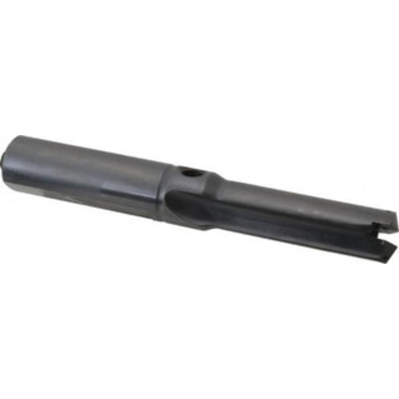 Allied Machine 55/64 to 15/16 Diam 2-5/8 Max Depth Straight Flute Spade Drill 1 Diam Straight Shank, 4-1/64 Body Length, 3-7/8 Flute Length, 6-7/8 OAL, Through Coolant, Series 1.5 22015S-100L – 79230447