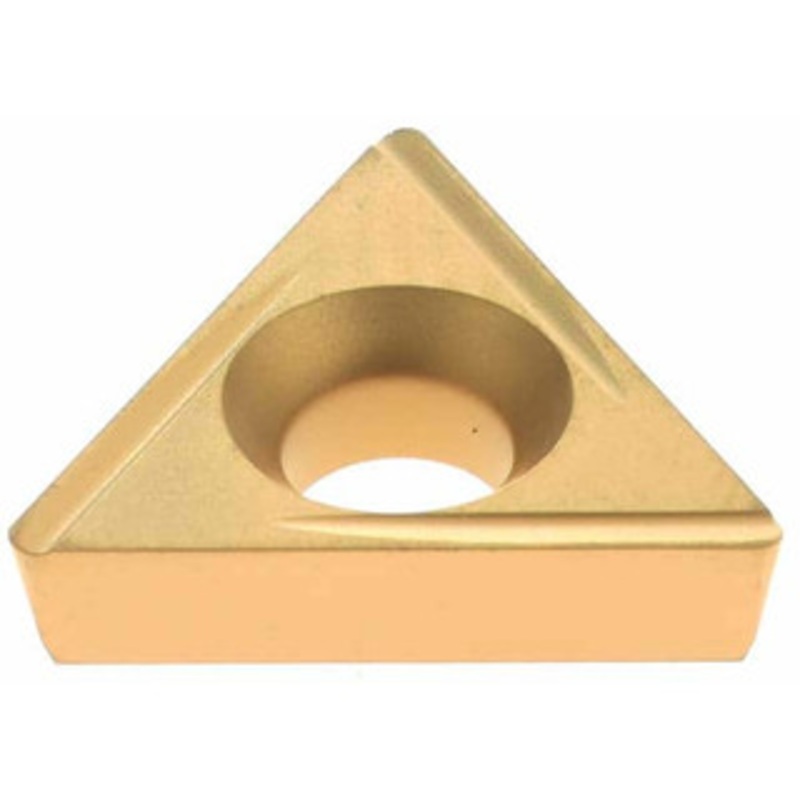 Hertel TPCG221L HC620B Carbide Boring Insert TiN/TiC/TiCN/TiN Finish, LH Hand, 60 Triangle, 1/64 Corner Radius, 1/4 Inscribed Circle, 3/32 Thick, 11 Relief Angle H59874495 – 74161100