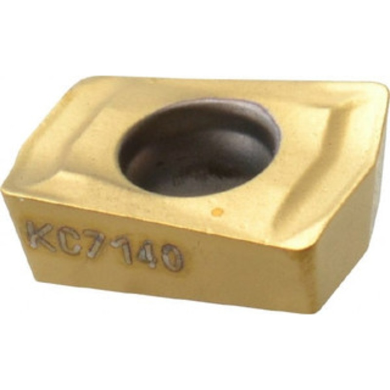 Kennametal DFR020204GD KC7140 Carbide Indexable Drill Insert TiN/TiCN Finish, 0.193 Inscribed Circle, 2.79mm Thick, 0.4mm Corner Radius 1749648 – 01266949