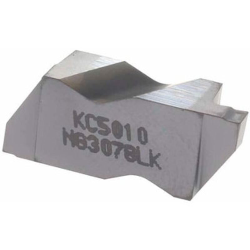 Kennametal NG3078LK KC5010 Carbide Grooving Insert TiAlN Finish, LH, 1.98mm Cutting Width, 2.39mm Max Depth, Series Top Notch 1818506 – 00149906