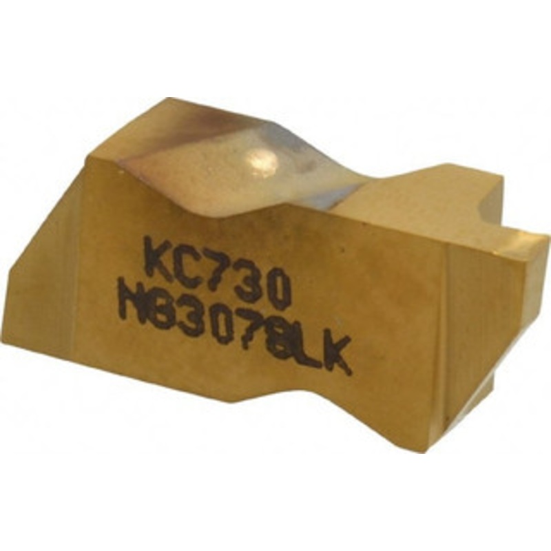 Kennametal NG3078LK KC730 Carbide Grooving Insert TiN Finish, LH, 1.98mm Cutting Width, 2.39mm Max Depth, Series Top Notch 1114336 – 01977438