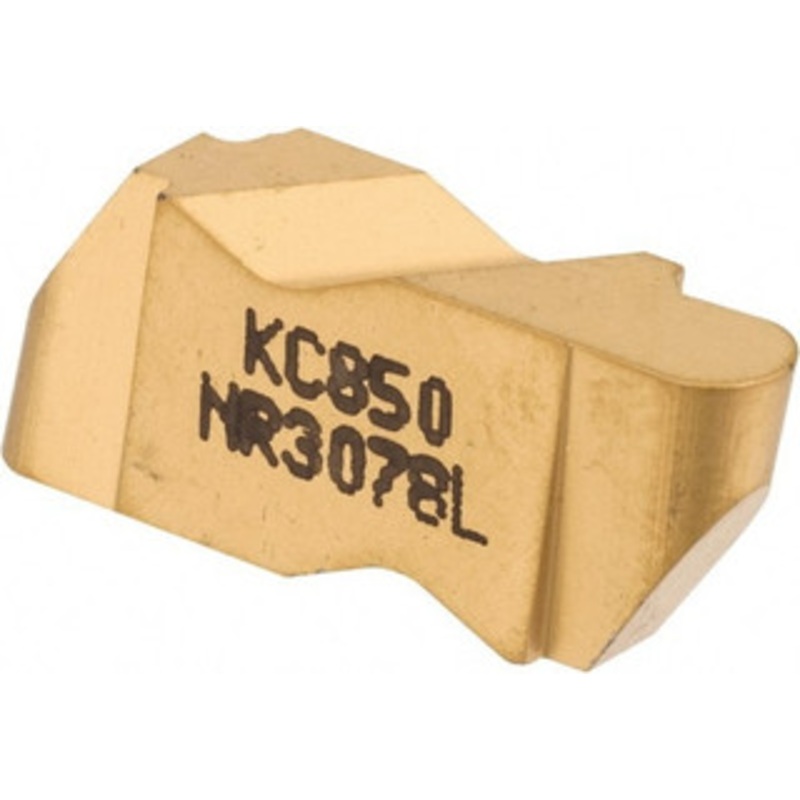 Kennametal NR3078L KC850 Carbide Grooving Insert TiC/TiCN/TiN Finish, LH, 3.96mm Cutting Width, 3.81mm Max Depth, Series Top Notch 1113838 – 01339753
