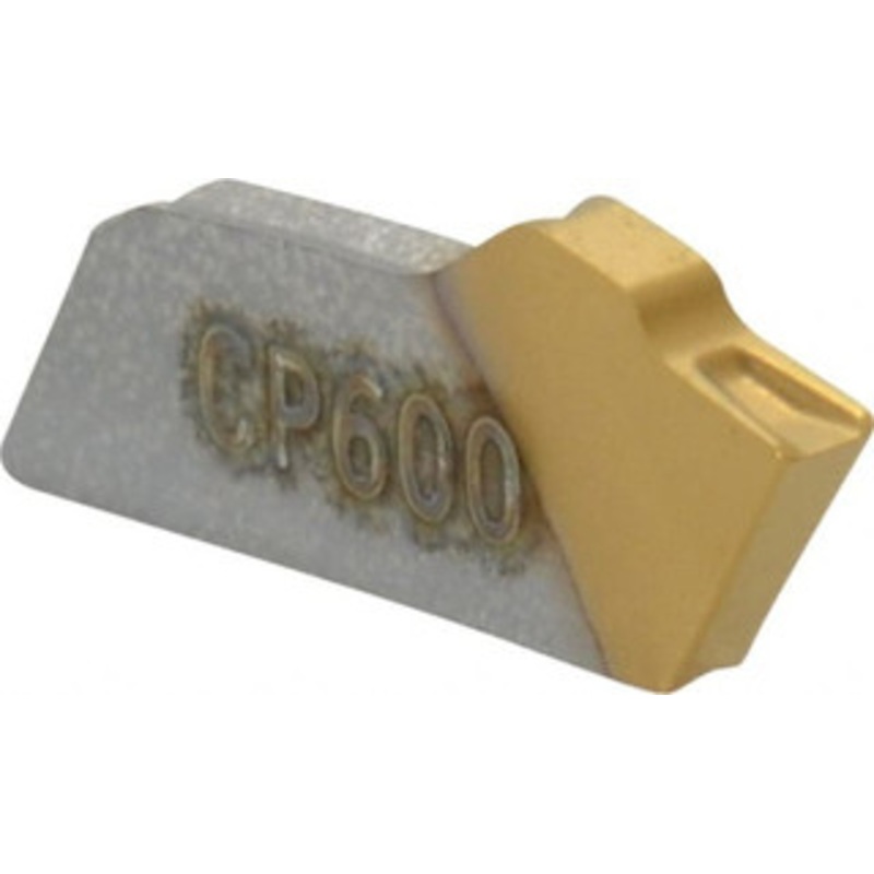 Seco Tools 150.10-1.4N-16 CP600 Carbide Cutoff Insert TiAlN/TiN Finish, 0 Neutral Lead Angle, 0.055 Cutting Width, 0.006 Corner Radius, Series 150.10 00732960 – 03044005