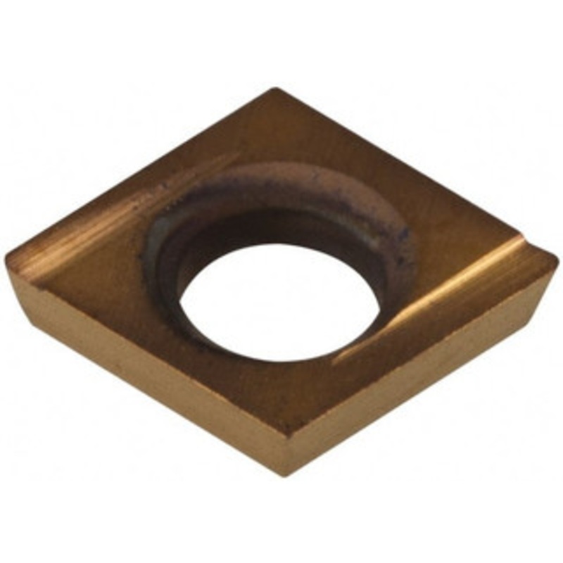 Hertel CDHH120605L HP520B Carbide Boring Insert TiN Finish, LH Hand, 80 Diamond, 0.007 Corner Radius, 5/32 Inscribed Circle, 0.04 Thick, 15 Relief Angle H59873075 – 74160276