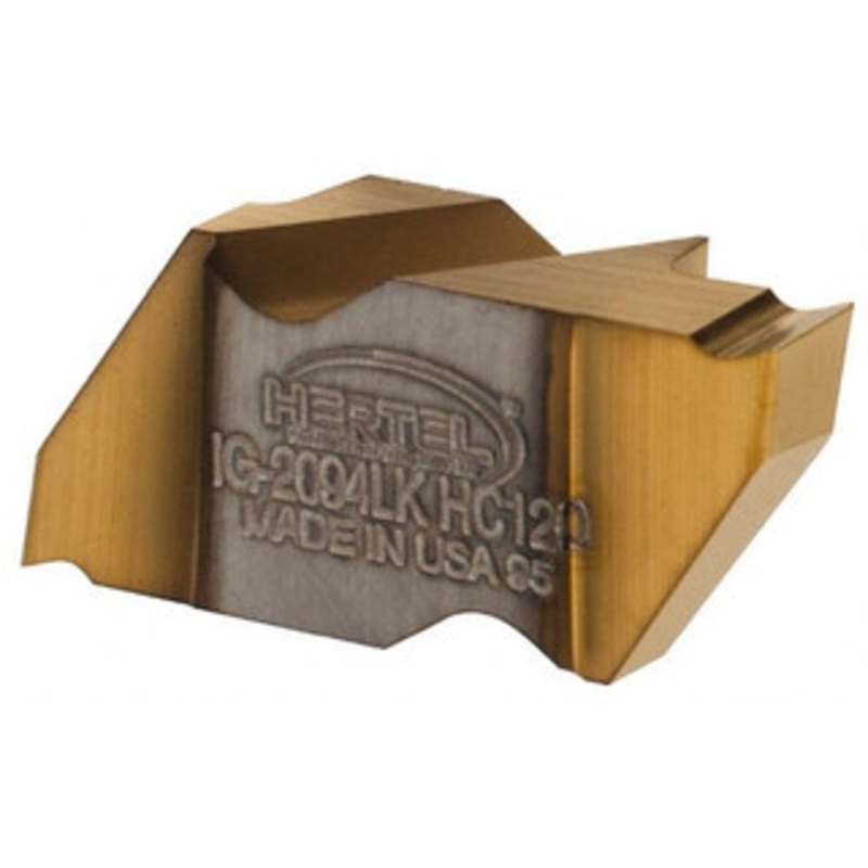 Hertel IG2094LK HC120 Carbide Grooving Insert TiN Finish, LH, 2.39mm Cutting Width, 2.79mm Max Depth, Series HertelNotch 3000452 – 32775264