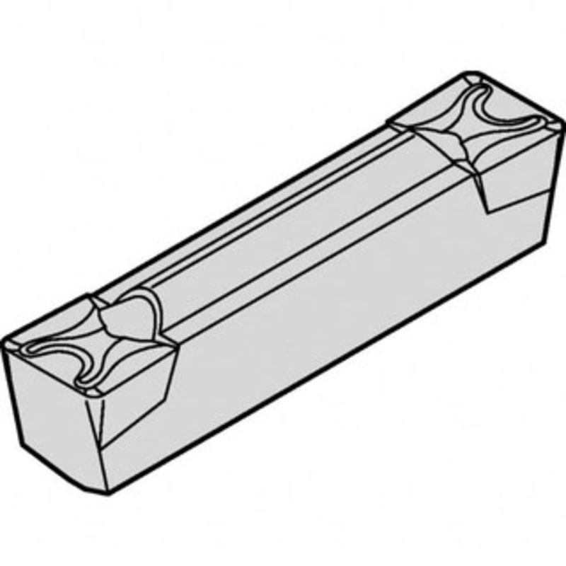 Kennametal A4G0505M05U04GMN KCP10 Carbide Grooving Insert TiCN/Al2O3 Finish, Neutral, 5.05mm Cutting Width, 4.2mm Max Depth, Series A4 4125849 – 52605144
