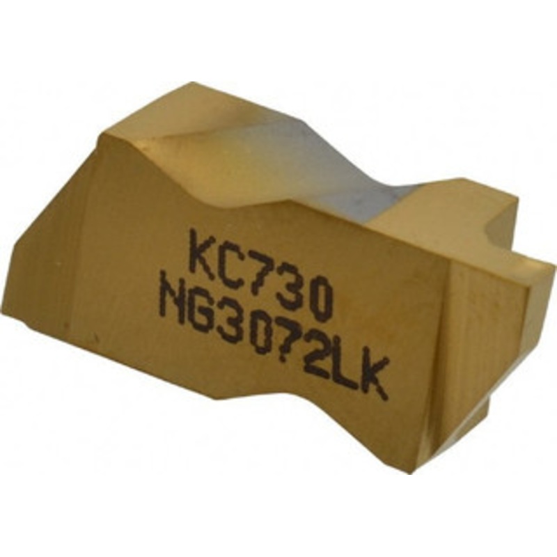 Kennametal NG3072LK KC730 Carbide Grooving Insert TiN Finish, LH, 1.83mm Cutting Width, 2.39mm Max Depth, Series Top Notch 1114335 – 08445553