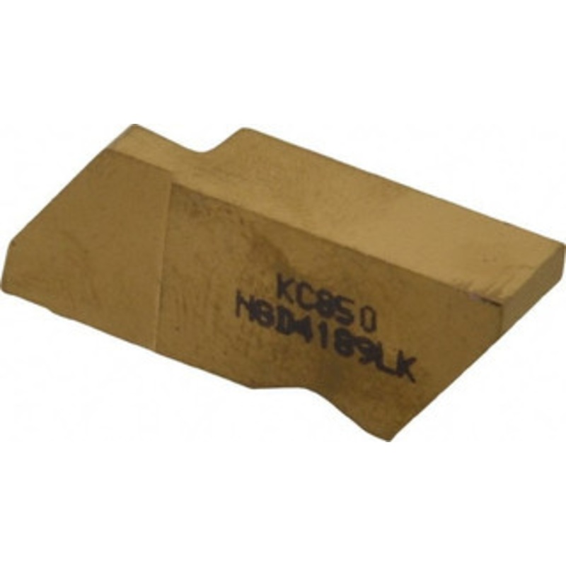 Kennametal NGD4189LK KC850 Carbide Grooving Insert TiC/TiCN/TiN Finish, LH, 4.8mm Cutting Width, 9.53mm Max Depth, Series Top Notch 1114968 – 08446015