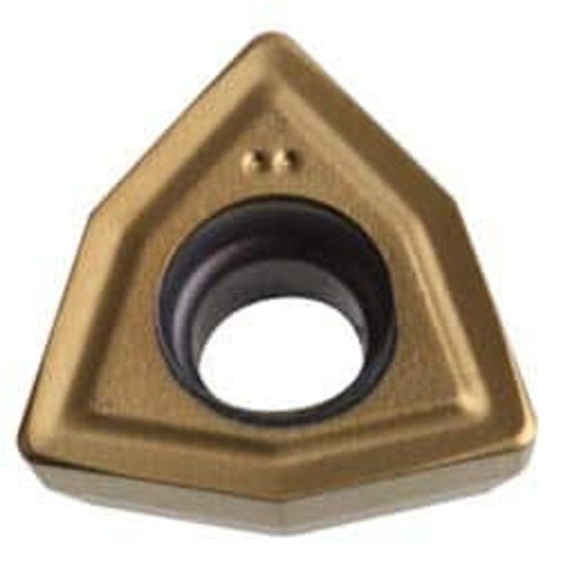 Komet WOEX040304-01 BK84 Carbide Indexable Drill Insert TiCN/TiN Finish, 1/4 Inscribed Circle, 1/8 Thick, 0.0161 Corner Radius, 84 Trigon W2918010048425 – 08999039