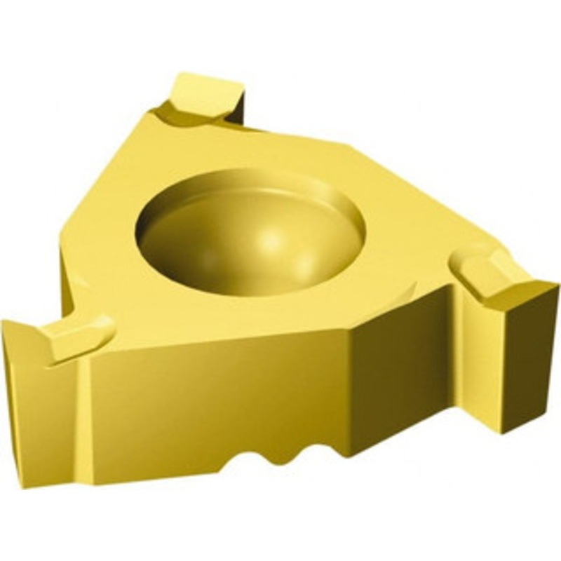 Sandvik Coromant 254LG-16CC01-130 1135 Carbide Grooving Insert TiCrAlN/TiN Finish, LH, 1.3mm Cutting Width, 1/16 Max Depth, Series CoroThread 266 5961308 – 44695575