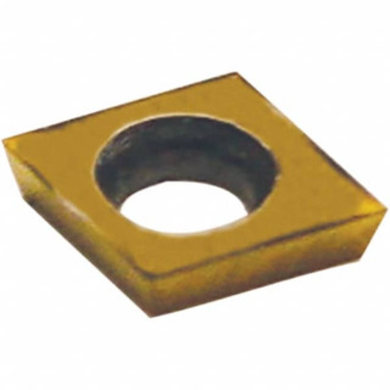 Tool-Flo CDCD505 GP22R Carbide Boring Insert TiN Finish, Diamond, 0.007 Corner Radius, 0.04 Thick 9BCD505O3R – 51146314