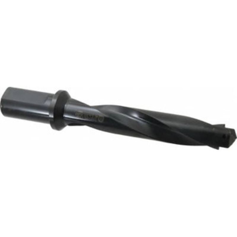 Allied Machine 1-13/32 to 1-7/8 Diam 6-1/2 Max Depth Helical Flute Spade Drill 1-1/2 Diam Straight Shank with Flange, 8-3/4 Body Length, 8-9/16 Flute Length, 11-1/4 OAL, Through Coolant, Series 3 23030H-150F – 79730602