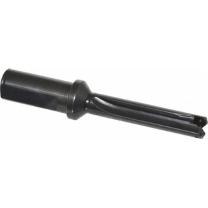 Allied Machine 45/64 to 15/16 Diam 2-5/8 Max Depth Straight Flute Spade Drill 1 Diam Straight Shank with Flange, 4-23/64 Body Length, 4-7/32 Flute Length, 6-1/2 OAL, Through Coolant, Series 1 22010S-100F – 79729679