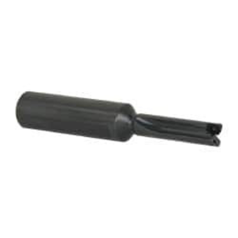 Allied Machine 7/16 to 1/2 Diam 1-1/4 Max Depth Straight Flute Spade Drill 3/4 Diam Straight Shank, 2-1/8 Body Length, 2-1/32 Flute Length, 4-13/32 OAL, Through Coolant, Series Z 220Z0S-075L – 04597670