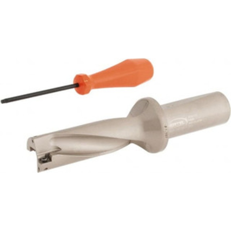 Hertel 3-9/16 Max Drill Depth, 3xD, 1-3/16 Diam, Indexable Insert Drill Drill Style HID, Takes 2 Inserts, 1-1/4 Shank Diam, Straight Shank 4006121 – 39270293