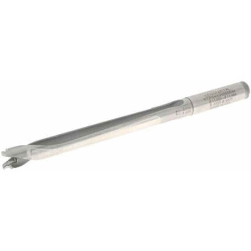 Kennametal 11 to 11.49mm, 8xD, 92mm Max Depth, 7/16 Shank Diam, 111.3mm Flute, 158.75mm OAL, Replaceable-Tip Drill Uses KTIP04375HP Inserts, Seat Size L, Series KenTIP 2542086 – 01243526