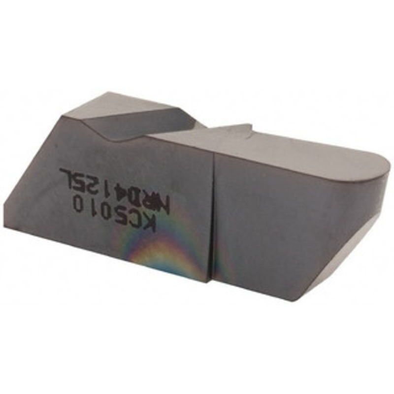 Kennametal NRD4125L KC5010 Carbide Grooving Insert TiAlN Finish, LH, 6.35mm Cutting Width, 12.7mm Max Depth, Series Top Notch 2599540 – 02611697