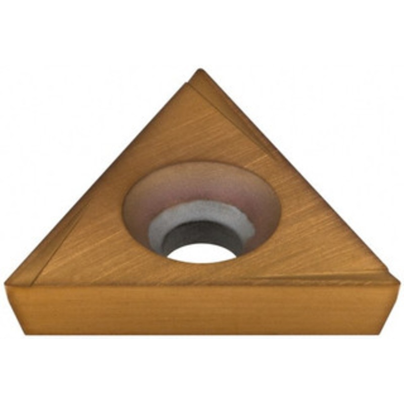 Hertel TPCG3205L HP520B Carbide Boring Insert TiN Finish, LH Hand, 60 Triangle, 0.007 Corner Radius, 3/8 Inscribed Circle, 1/8 Thick, 11 Relief Angle H59875476 – 74160755
