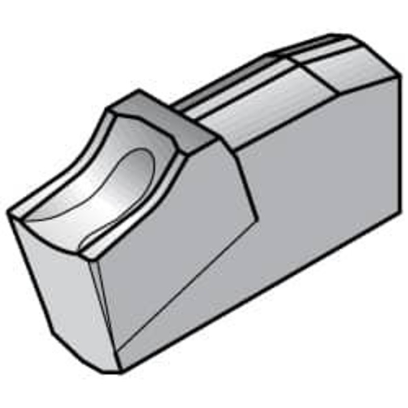 Kennametal A2030N00CR02 KT315 Cermet Cutoff Insert TiN/TiCN/TiN Finish, 0 Neutral Lead Angle, 3mm Cutting Width, 0.2mm Corner Radius, Series A2 1793805 – 80757966