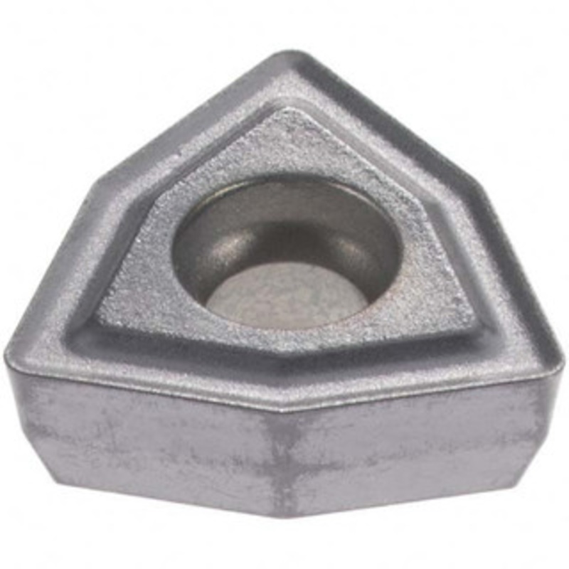 Kennametal DFT030204HP KCU40 Carbide Indexable Drill Insert TiN/TiAlN Finish, 6mm Inscribed Circle, 2.45mm Thick, 1/64 Corner Radius, Neutral Cut, 84 Trigon 5065663 – 58500745