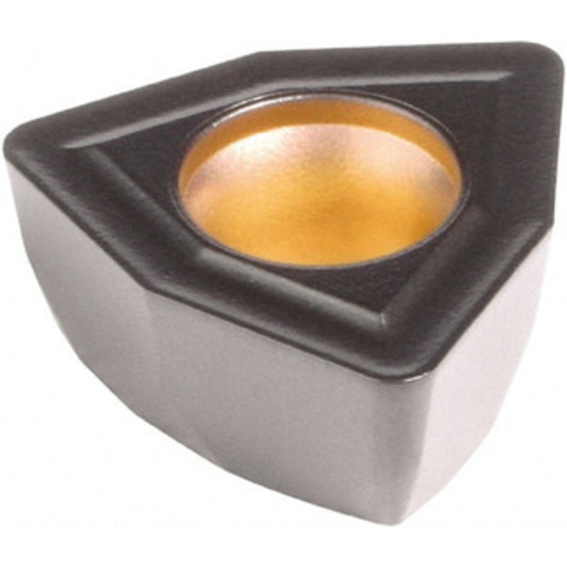 Kennametal DFT090508GD KCU25 Carbide Indexable Drill Insert AlTiN Finish, 15mm Inscribed Circle, 5.25mm Thick, 0.85mm Corner Radius, Neutral Cut, 84 Trigon 5067485 – 44904357