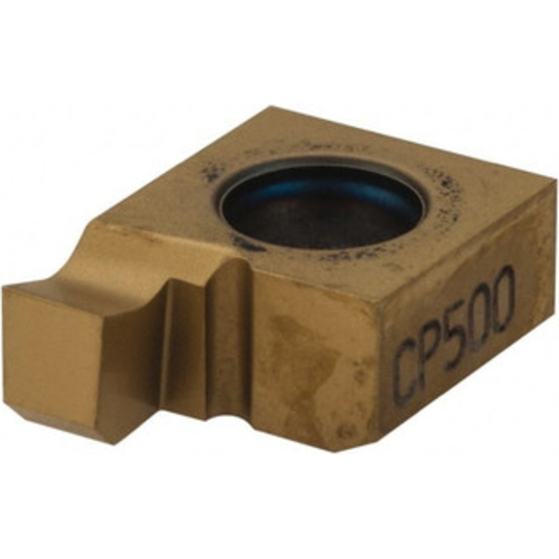 Seco Tools 9NR.086FG CP500 Carbide Grooving Insert TiAlN/TiN Finish, RH, 0.086 Cutting Width, 0.086 Max Depth, Series Snap Tap 00077958 – 04024683