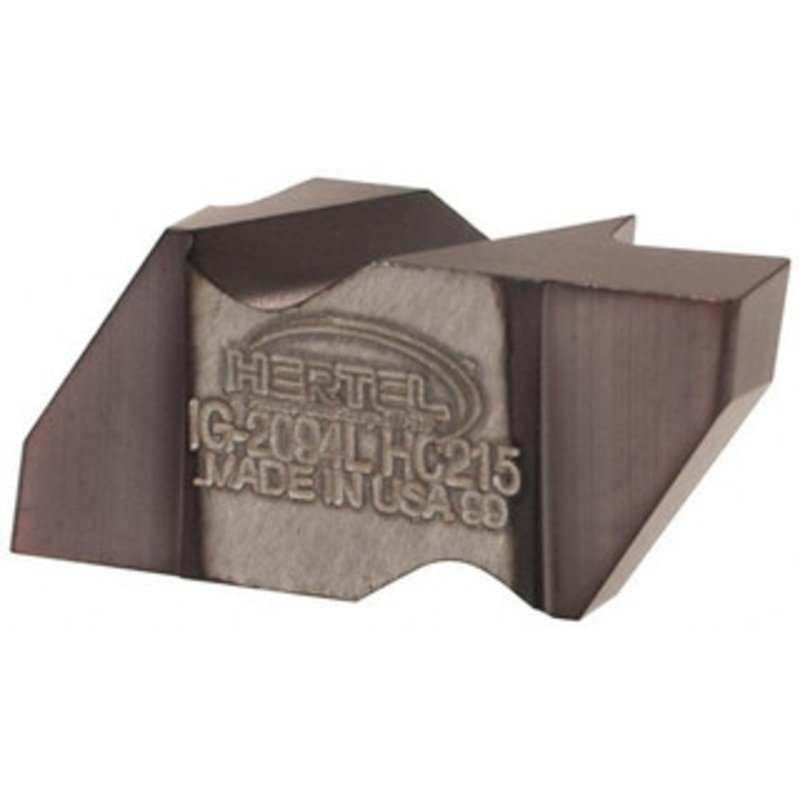 Hertel IG2094L HC215 Carbide Grooving Insert TiAlN Finish, LH, 2.39mm Cutting Width, 2.79mm Max Depth, Series HertelNotch 3000242 – 32775306
