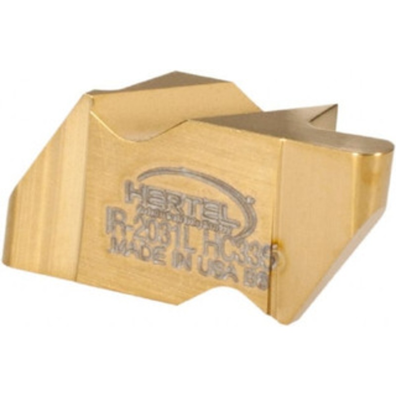Hertel IR2031L HC335 Carbide Grooving Insert TiN Finish, LH, 1.57mm Cutting Width, 2.79mm Max Depth, Series HertelNotch 3000577 – 53861548