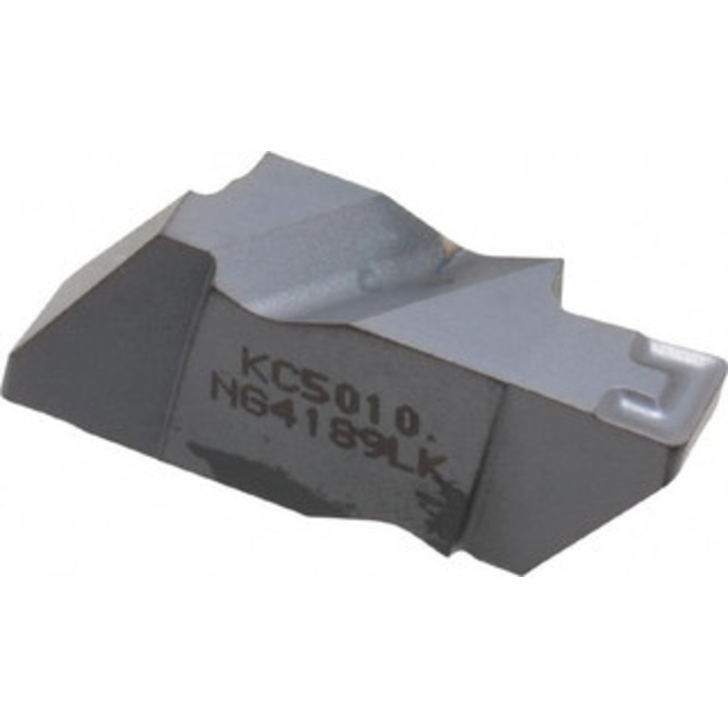 Kennametal NG4189LK KC5010 Carbide Grooving Insert TiAlN Finish, LH, 4.8mm Cutting Width, 6.35mm Max Depth, Series Top Notch 1817972 – 02733095