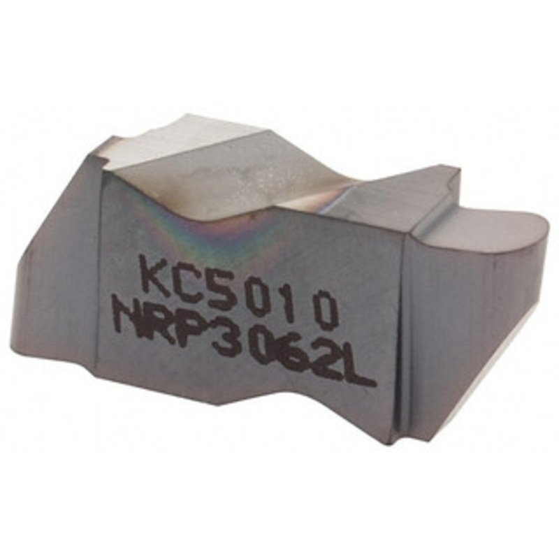 Kennametal NRP3062L KC5010 Carbide Grooving Insert TiAlN Finish, LH, 3.18mm Cutting Width, 3.81mm Max Depth, Series Top Notch 2599515 – 02611473