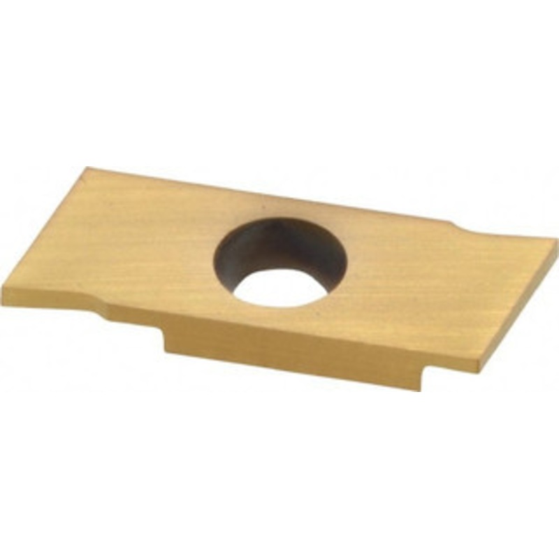 Nikcole GIE-7-GP-1.0 L-N GOLD Carbide Cutoff Insert TiN Finish, 0 Neutral Lead Angle, LH Insert, 1mm Cutting Width, Series Nikcole GIE7GP1.0LNC6 – 78675352