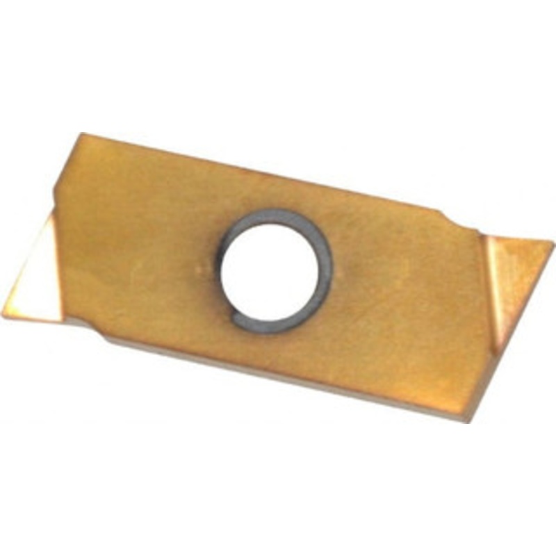 Nikcole GIE 7 SG 0.9 R GOLD Carbide Grooving Insert TiN Finish, RH, 0.9mm Cutting Width, 2.54mm Max Depth, Series Nikcole GIE7SG0.9RGOLD – 78678059