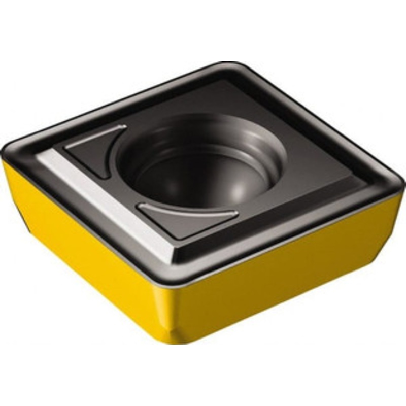 Sandvik Coromant 880-0503W05H-P-GM 4334 Carbide Indexable Drill Insert TiCN/Al2O3/TiN Finish, 8.9mm Inscribed Circle, 3mm Thick, 0.5mm Corner Radius, RH Cut, Square 6633714 – 54732771