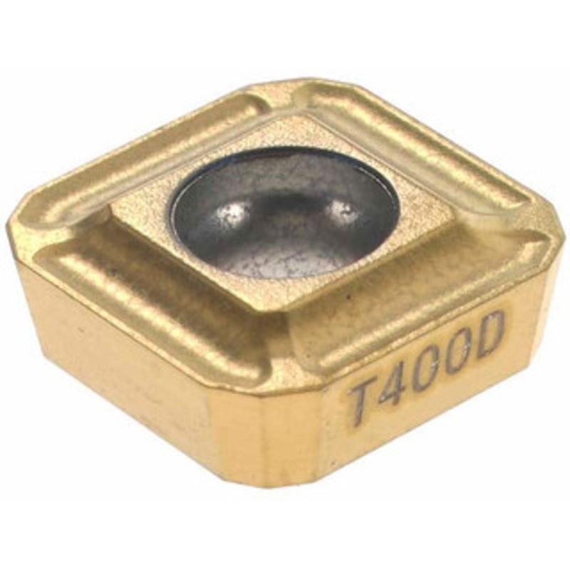 Seco Tools SPGX0903C1 T400D Carbide Indexable Drill Insert TiAlN/TiN Finish, 9.53mm Inscribed Circle, 3.18mm Thick, 90 Square 74077373 – 01015338