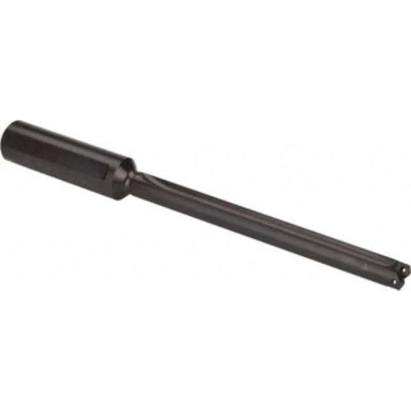 Allied Machine 7/16 to 1/2 Diam 4-3/8 Max Depth Straight Flute Spade Drill 3/4 Diam Straight Shank with Flange, 5-5/8 Body Length, 5-17/32 Flute Length, 7-9/16 OAL, Through Coolant, Series Z 250Z0S-075F – 79731931