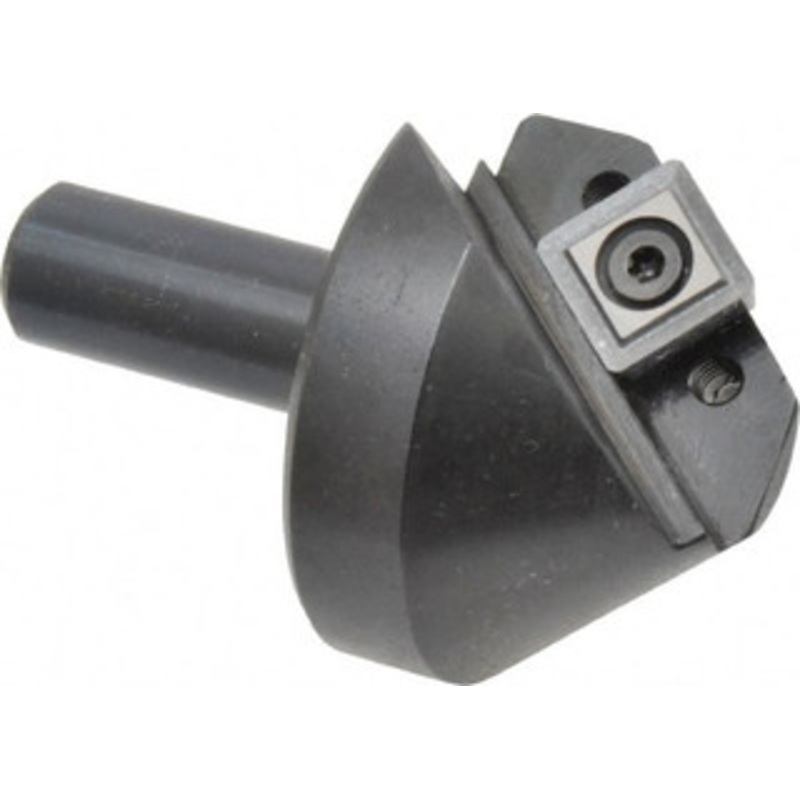APT 1-3/4 Max Diam, 1/2 Shank Diam, 82 Included Angle, Indexable Countersink Uses 1 Square SPGH 433 Insert CC282 – 72459134