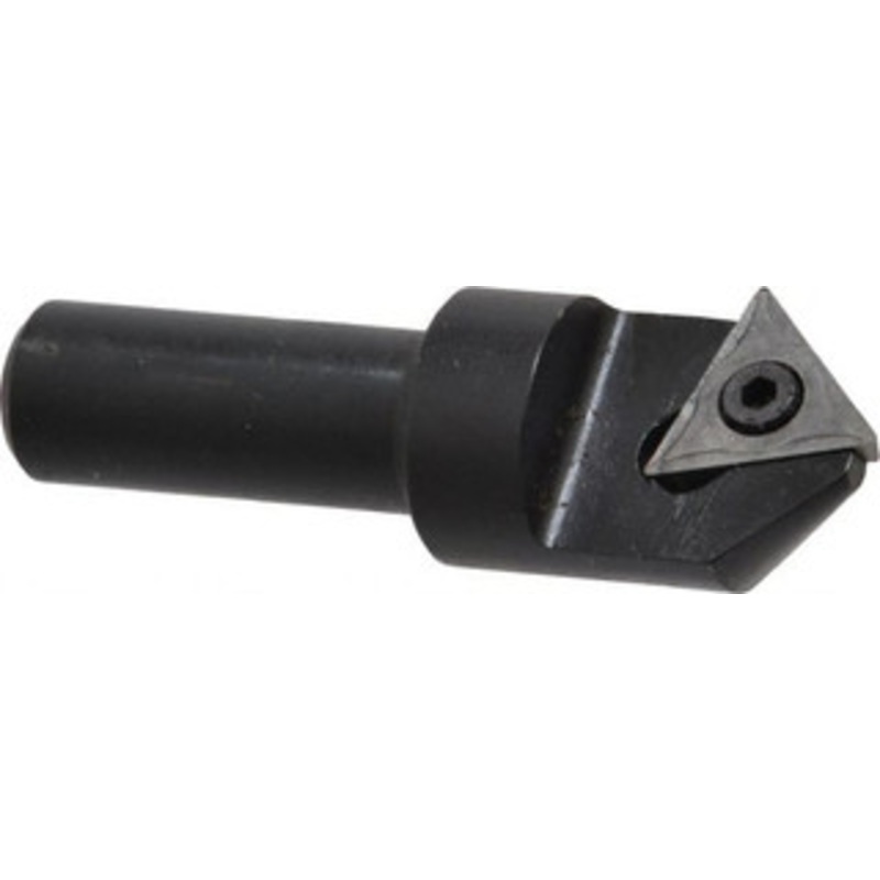 APT 3/4 Max Diam, 1/2 Shank Diam, 90 Included Angle, Indexable Countersink Uses 1 Triangle TPGH 321 Insert CC190 – 72459209
