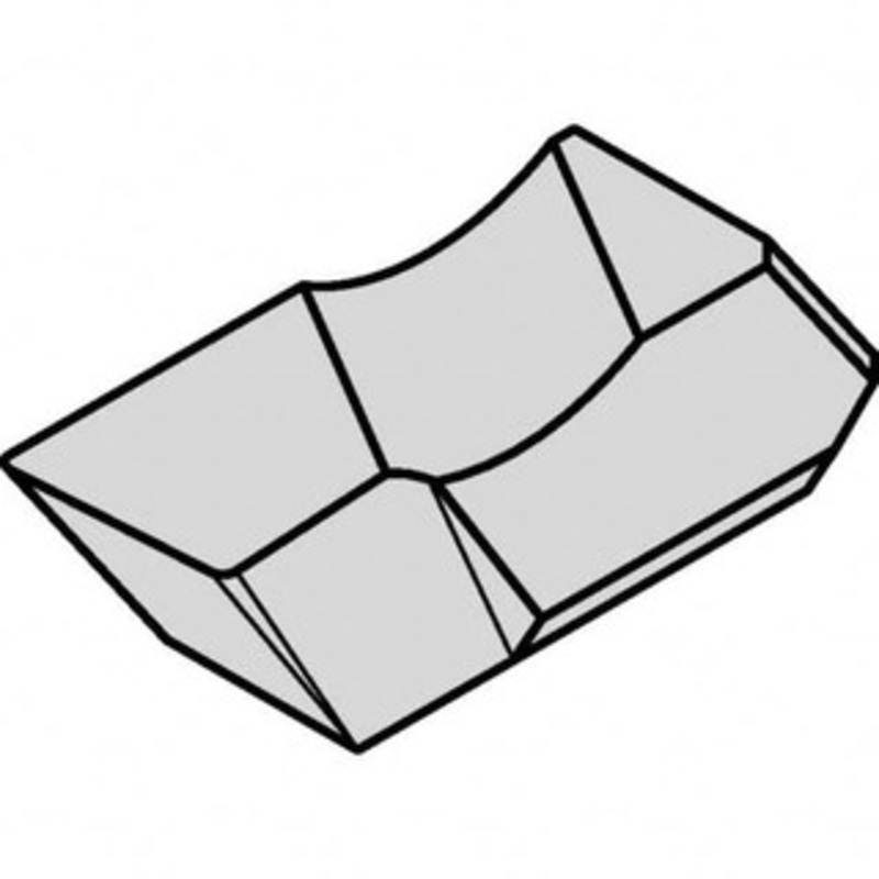 Kennametal NG1047L KCU25 Carbide Grooving Insert AlTiN Finish, LH, 1.19mm Cutting Width, 1.91mm Max Depth, Series Top Notch 4033853 – 58496696