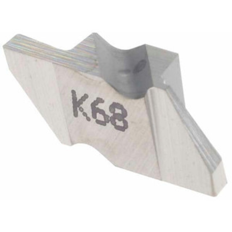 Kennametal NG2062R K68 Carbide Grooving Insert Uncoated, RH, 1.58mm Cutting Width, 2.79mm Max Depth, Series Top Notch 1113566 – 01869411