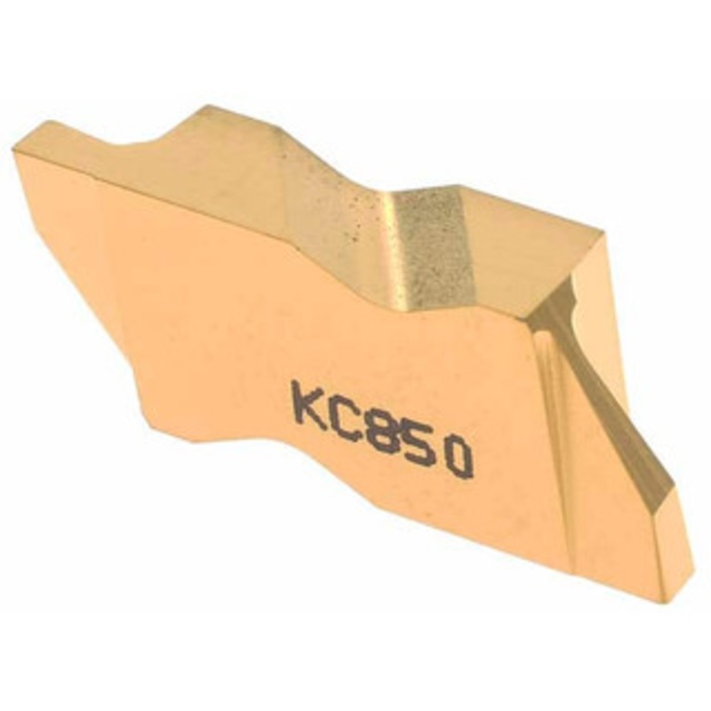 Kennametal NG3078R KC850 Carbide Grooving Insert TiC/TiCN/TiN Finish, RH, 1.98mm Cutting Width, 2.39mm Max Depth, Series Top Notch 1113885 – 01339910