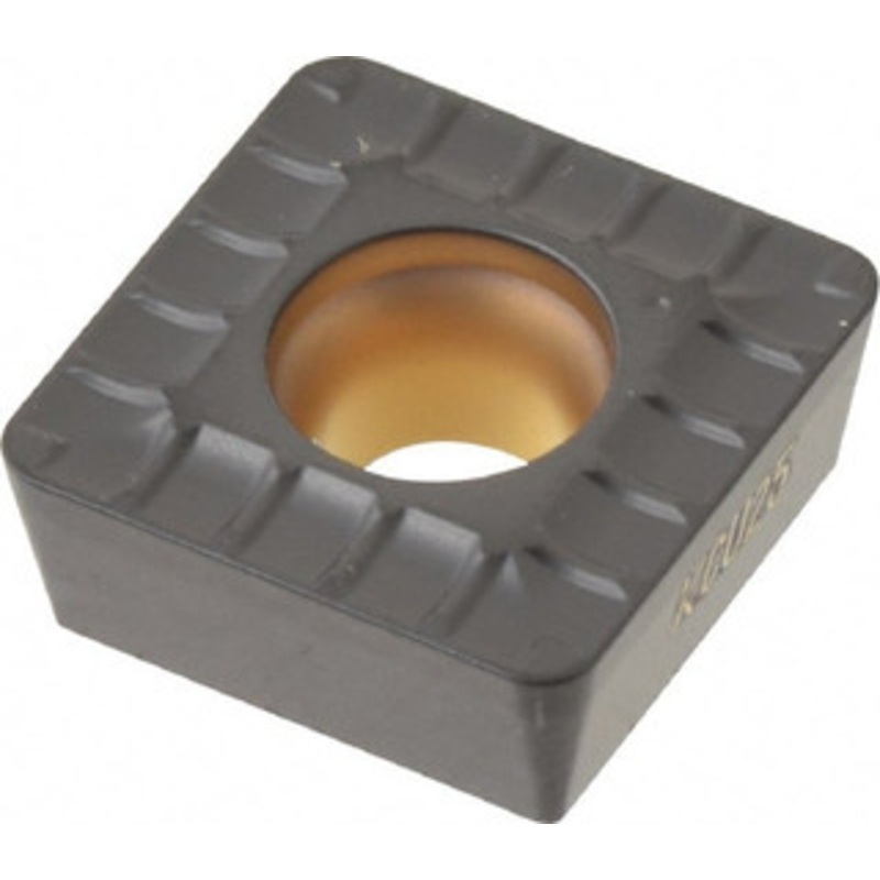 Kennametal SPPX120412MD KCU25 Carbide Indexable Drill Insert TiCN/Al2O3 Finish, 0.494 Inscribed Circle, 3/16 Thick, 0.0469 Corner Radius 4040139 – 45144136