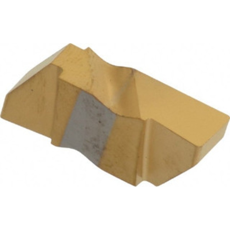 Tool-Flo FLG-4250R GP50 Carbide Grooving Insert TiN Finish, RH, 1/4 Cutting Width, 6.35mm Max Depth, Series Flo-Lock 574050RN4E – 60346277