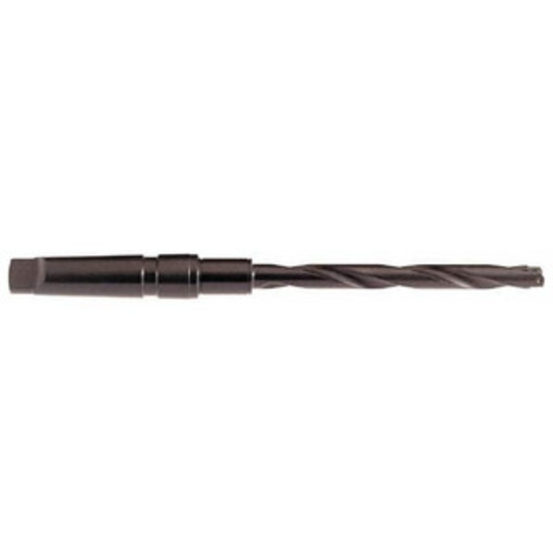 Allied Machine 39/64 to 11/16 Diam 2-1/2 Max Depth Helical Flute Spade Drill 2MT Taper Shank, 4-49/64 Body Length, 3-5/16 Flute Length, 7-19/32 OAL, Through Coolant, Series 0.5 24005H-002I – 09424292
